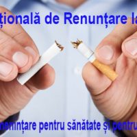 Ziua Națională de Renunțare la Fumat: „Tutunul – amenințare pentru sănătate și pentru bunăstare!”