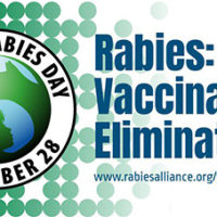 28 septembrie – Ziua Mondială de luptă împotriva rabiei: «Rabia: vaccinați pentru a elimina»