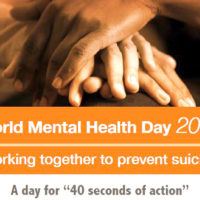 10 octombrie 2019 – Ziua Mondială a Sănătății Mintale: ”Concentrați-vă pe prevenirea suicidului”