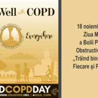 18 noiembrie 2020 – Ziua Mondială a Bolii Pulmonare Obstructive Cronice: „Trăind bine cu BPOC – Fiecare și Pretutindeni”