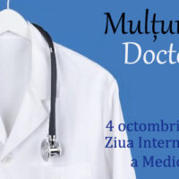 4 octombrie 2021 – Ziua Internațională a Medicului!