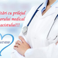 Sincere felicitări cu prilejul sărbătorii profesionale „Ziua Lucrătorului Medical și a Farmacistului”!