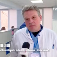 Dl Andrei Creciun, șef al Departamentului Primiri Urgențe, într-un interviu difuzat la TVR Moldova