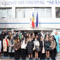 Un grup de elevi ai liceului „Ion Creangă” din capitală au vizitat IMSP SCM „Sfânta Treime”