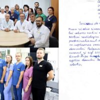 Scrisoare de recunoștință pentru echipa de la Spitalul Clinic Municipal ”Sfânta Treime”