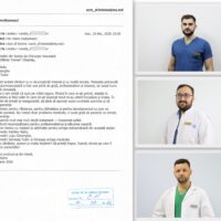 Благодарственное письмо команде МКБ ”Sfânta Treime”